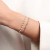 Pulseira Feminina Amoeto Mini Tifany com Perolas