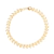 Pulseira Feminina Folhas Amoeto Semijoia Banho Ouro 18k - comprar online