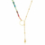 Colar Gravata Rondel Colorido Bolinhas Amoeto - buy online