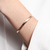 Pulseira Feminina Fita Amoeto Banhado a Ouro 18k - comprar online