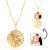 Colar Relicário Redondo Amoeto Banhado a ouro 18k - buy online