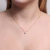 Colar Ponto de Luz Feminino Amoeto Semijoia