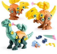 Conjunto de construção de dinossauros na internet