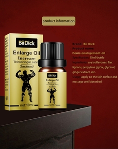 Creme de Aumento do Pênis Masculino Óleo Essencial Afrodisíaco para Ereção do Pênis Atraso no gozo - 10 ml