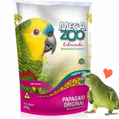 Ração Extrusada Megazoo para Papagaio - 600g - comprar online