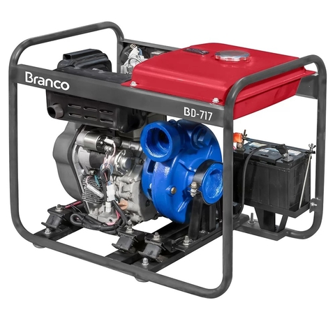 Motobomba Branco BD 717E 3POL P.E motor 13CV