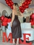 VESTIDO MIDI DE COURINO TOMARA QUE CAIA CAFÉ na internet