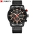 Imagem do Relógio Masculino Curren Chono Edition Pulseira Couro Legítimo Linha Luxo