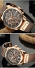 Relógio Masculino Curren Chono Edition Pulseira Couro Legítimo Linha Luxo
