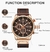 Relógio Masculino Curren Chono Edition Pulseira Couro Legítimo Linha Luxo - Maldonado Corp.