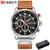 Relógio Masculino Curren Chono Edition Pulseira Couro Legítimo Linha Luxo na internet