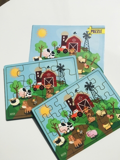 Rompecabezas Animales de la Granja 12 piezas - comprar online