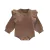Body Baby romper manga longa com babados - Tino Raposo Outlet Infantil