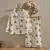 Pijama Infantil Ursinho calça comprida + cardigan