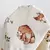 Conjunto de pijama de algodão coreano infantil, animal print, roupa de dormir p na internet