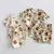 Conjunto de pijama de algodão coreano infantil, animal print, roupa de dormir p na internet