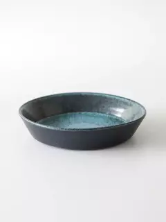 Plato Hondo Stoneware Night Sky Azul 19.5 Cm