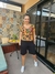 Blusa Decote V Estampada - Sétima Essência Básico