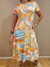 Vestido Midi Estampado na internet