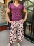 Calça Pantacourt Estampada - Sétima Essência Básico