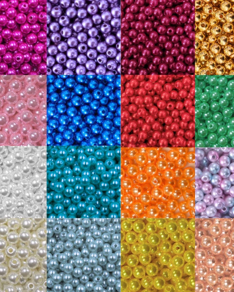 Pérolas ABS 6mm - 50g