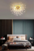 Lustre Plafon Teto Dente de Leão Cristal 50cm Dourado Bivolt p/ 5LxG9 - comprar online