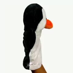 Fantoche Pinguim | Pelúcia Animal - monkinoa