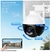 Câmera DOME IP PTZ WiFi 8MP 4K UHD -com controle de movimento + Cartão de 32G - axys automação