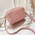 Bolsa de Ombro Feminina Rhombus Bordada A Corrente de Cor Sólida Ombro Feminino Transversal - comprar online