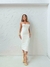 Vestido Mid decote quadrado Mya - Mabbe