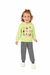 CONJUNTO INFANTIL MENINA COLECIONANDO MOMENTOS BLUSA E CALÇA MOLETOM FLANELADO