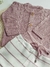 CONJUNTO DE TRICO ANTIALÉRGICO TRANÇA CALÇA + CARDIGÃ LILÁS - loja online