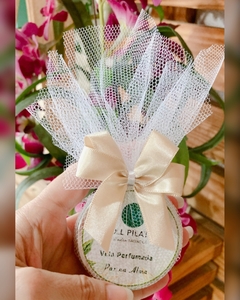 30 Mini Velas Perfumadas 20g na latinha personalizadas