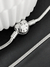 Pulseira de berloque coração cravejado Prata925 - comprar online