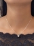 Colar coração zircônia cristal Prata925