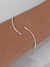 Bracelete minimalista ajustável Prata 925