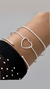 Bracelete Coração Aro Torcido Prata925 - comprar online