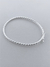 Bracelete infantil aro torcido Prata 925
