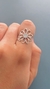 Anel Flor Micro Zircônias Prata925 - comprar online