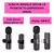 Microfono Inalambrico Para Celular Tablet Pc Lavalier Usb C Color Negro - ALTERNATIVASONLINE