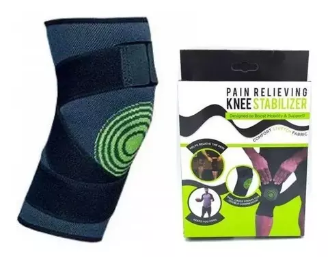 Rodillera Elástica Air Deportiva Compresión Con Tira Velcro