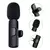 Imagen de Microfono Inalambrico Para Celular Tablet Pc Lavalier Usb C Color Negro