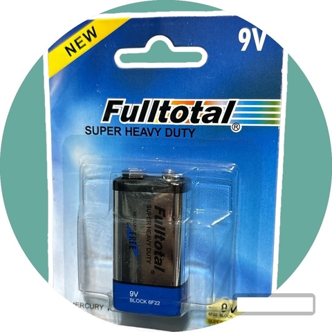 Bateria 9v Super Heavy Duty Fulltotal Controles Radio Tester