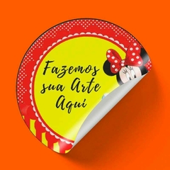 70 un. Etiquetas 2,5 cm. Adesivos Personalizados - Tem de Arte Personalizados