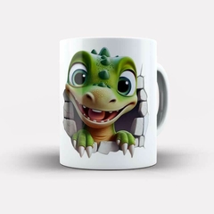 Caneca 3D Bubble Dinossauro Dino 1 na internet