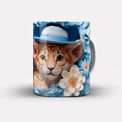 Caneca 3D Bubble Gatinho 1 na internet