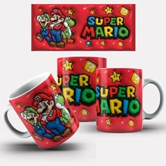 Caneca 3D Bubble Super Mário