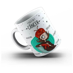 Caneca Signo Zodíaco Ela é de Câncer - Tem de Arte Personalizados