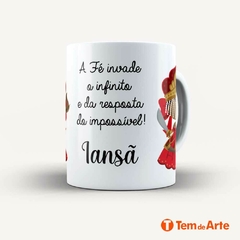 Caneca Religião de Matriz Africana - Iansã - Modelo 01 - Tem de Arte Personalizados