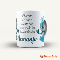 Caneca Religião de Matriz Africana - Iemanjá 3D - Tem de Arte Personalizados